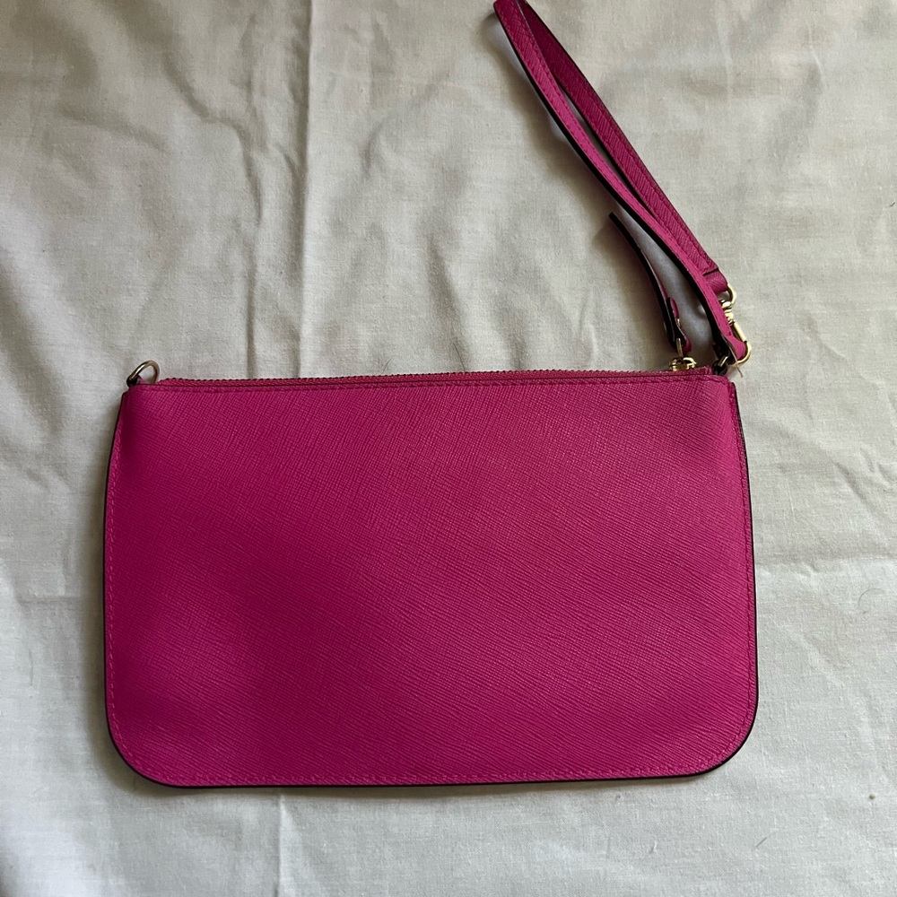 kate spade Fuchsia Pink Wristlet Clutch